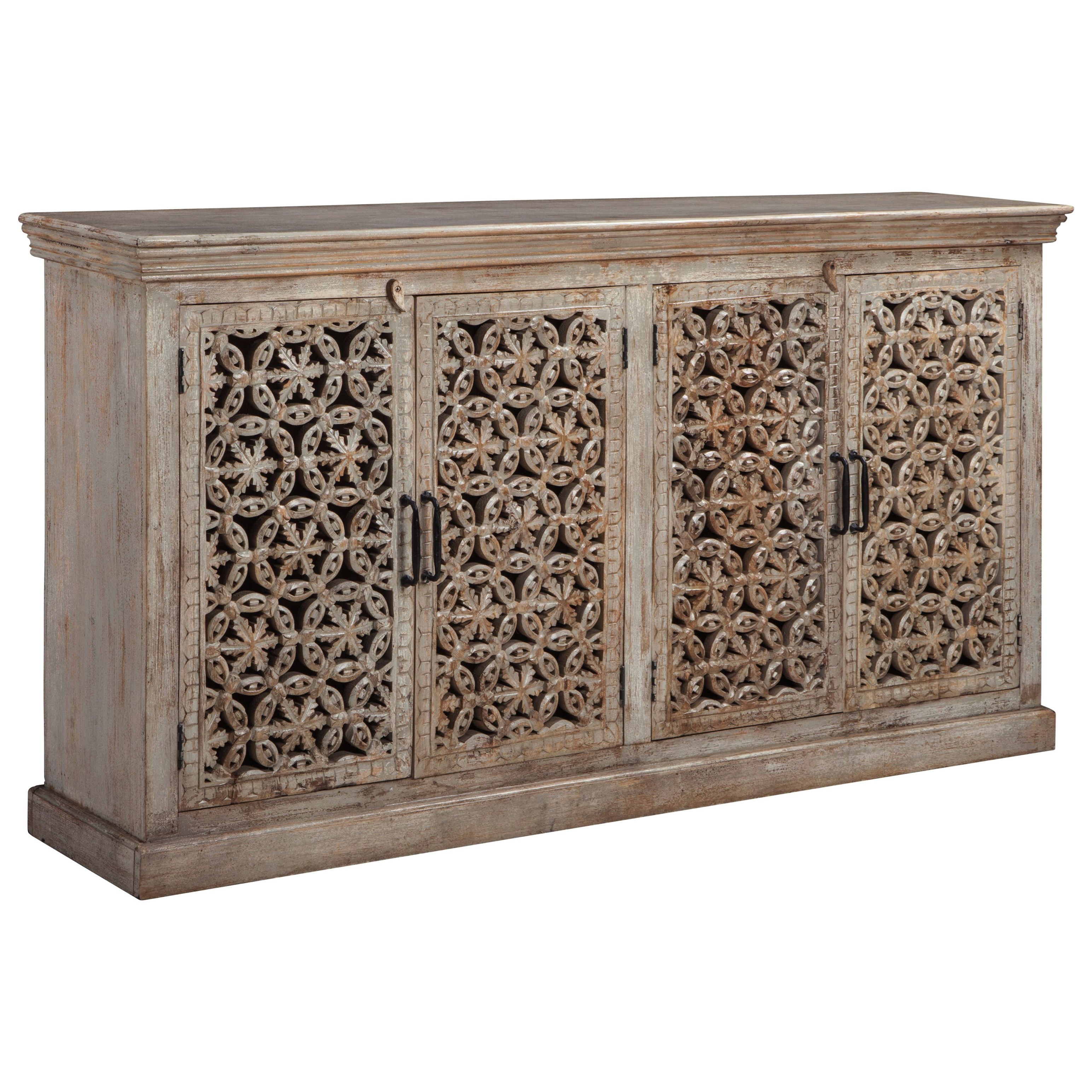 Signature Design by Ashley Fossil Ridge A4000029 4Door HandCarved